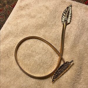 Gold Leaf Design Women's Belt
